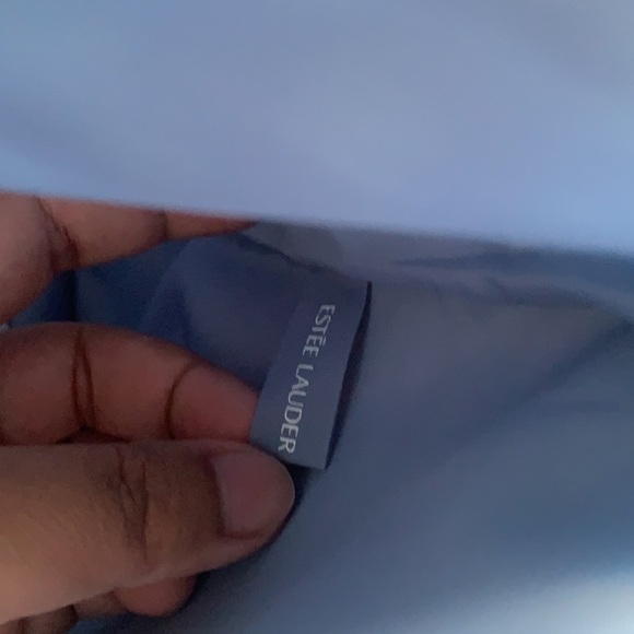 𝅺ESTEE Lauder Canvas Tote Blue with Landmark Photos - Picture 3 of 5